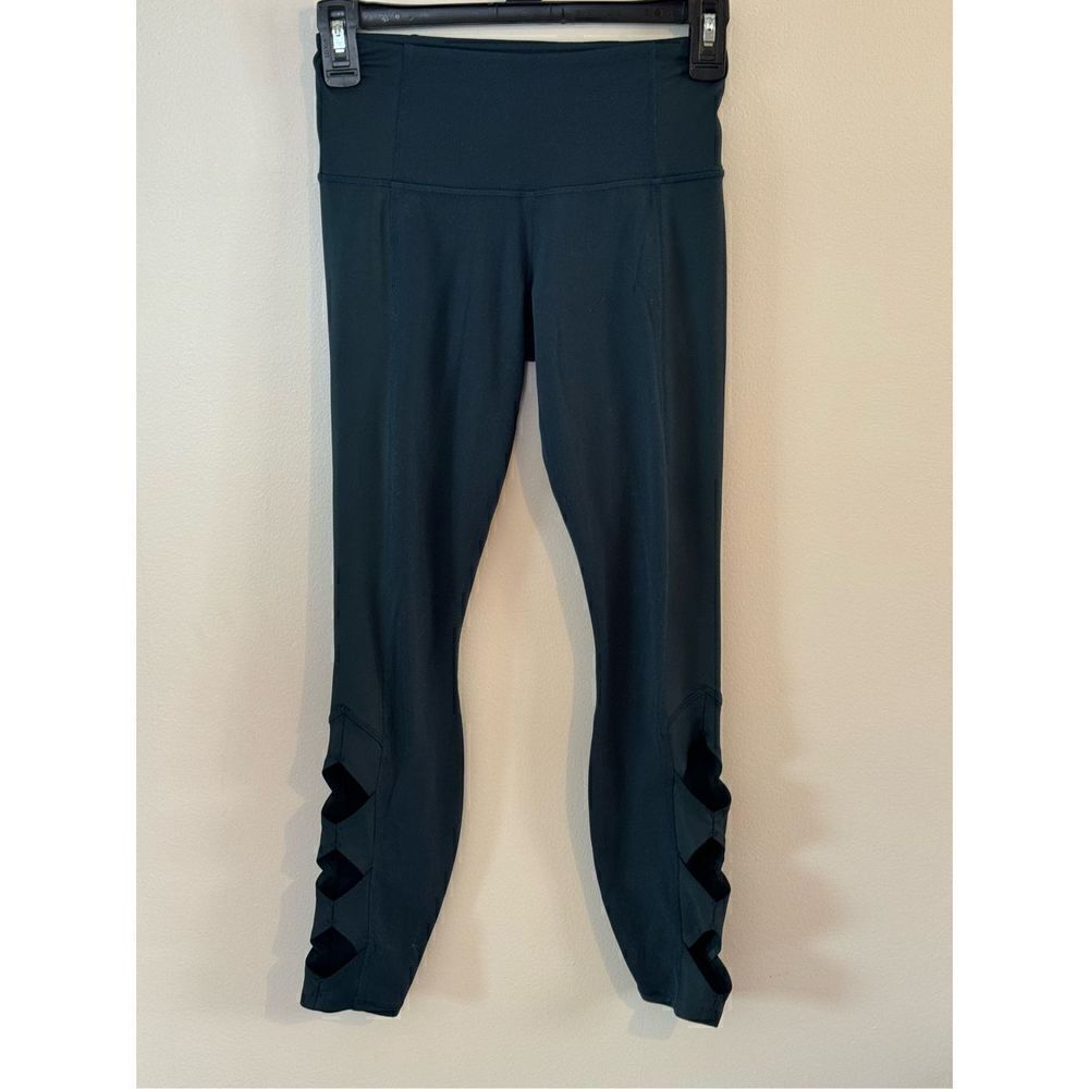 Athleta Women's Leggings Green/Burnt Teal Sz XXS